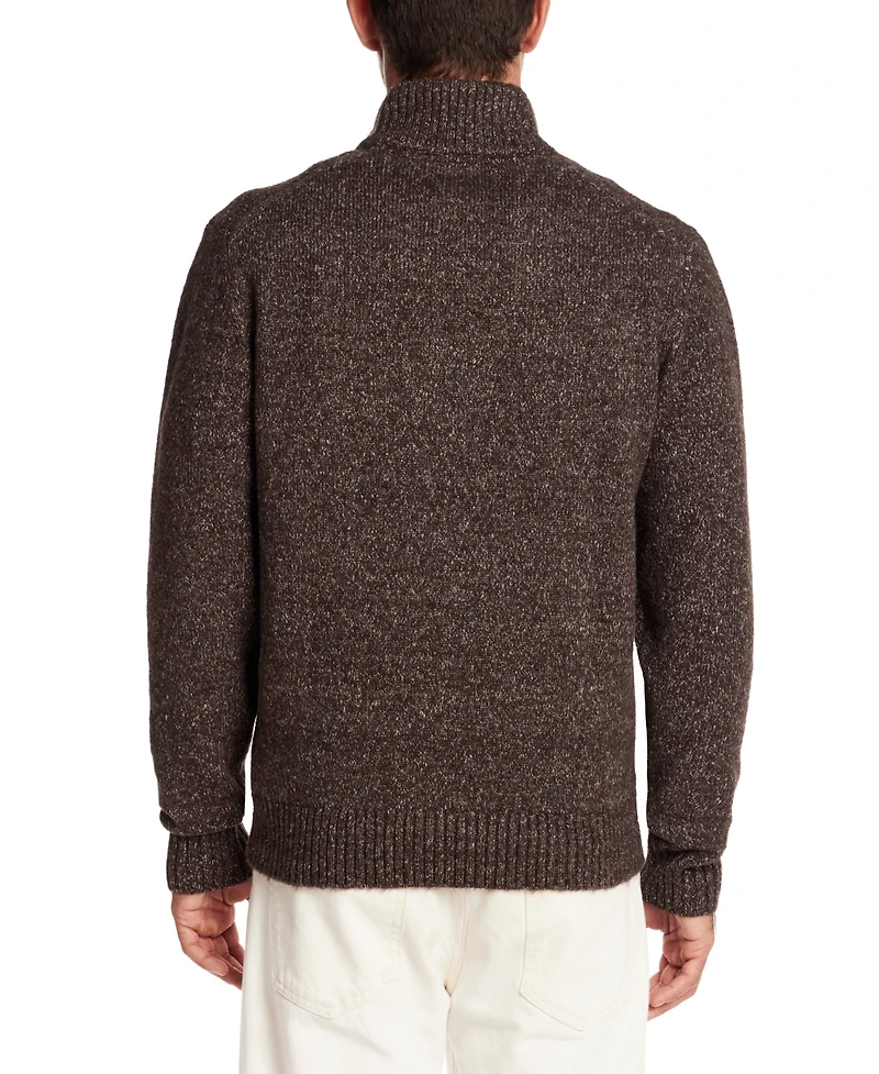 Weatherproof Vintage Men's Quarter Zip Long Sleeve Sweater