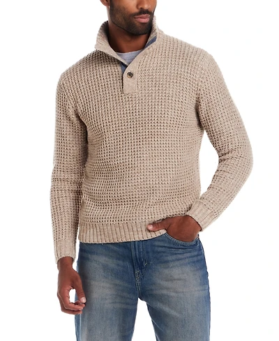 Weatherproof Vintage Men's Textured Mock Neck Sweater
