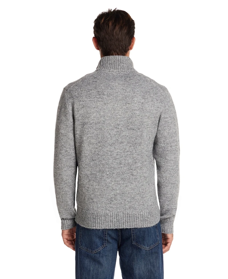 Weatherproof Vintage Men's Quarter Zip Long Sleeve Sweater