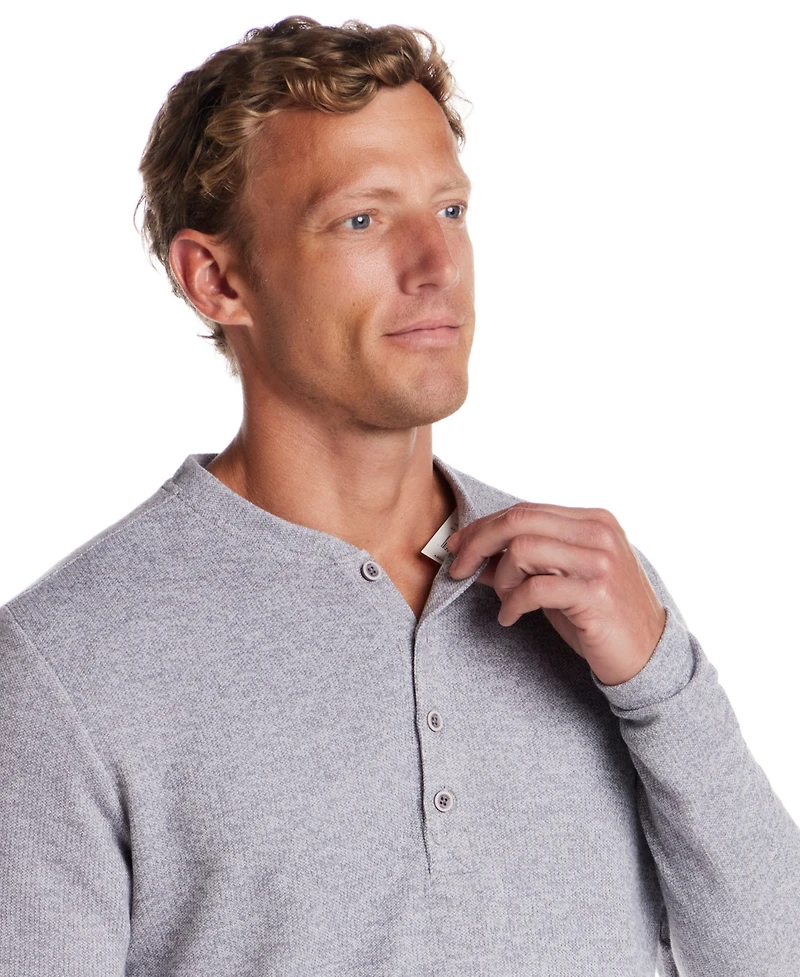 Weatherproof Vintage Men's Henley Neck Shirt