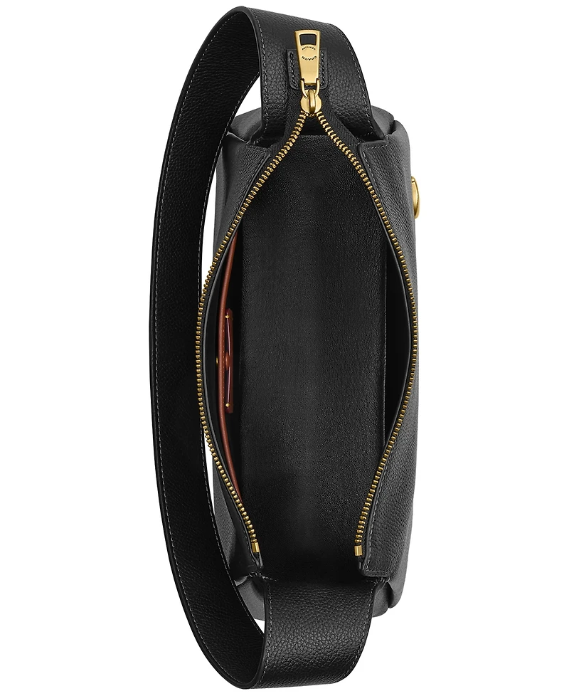 Coach Lola Small Leather Zip-Top Shoulder Bag