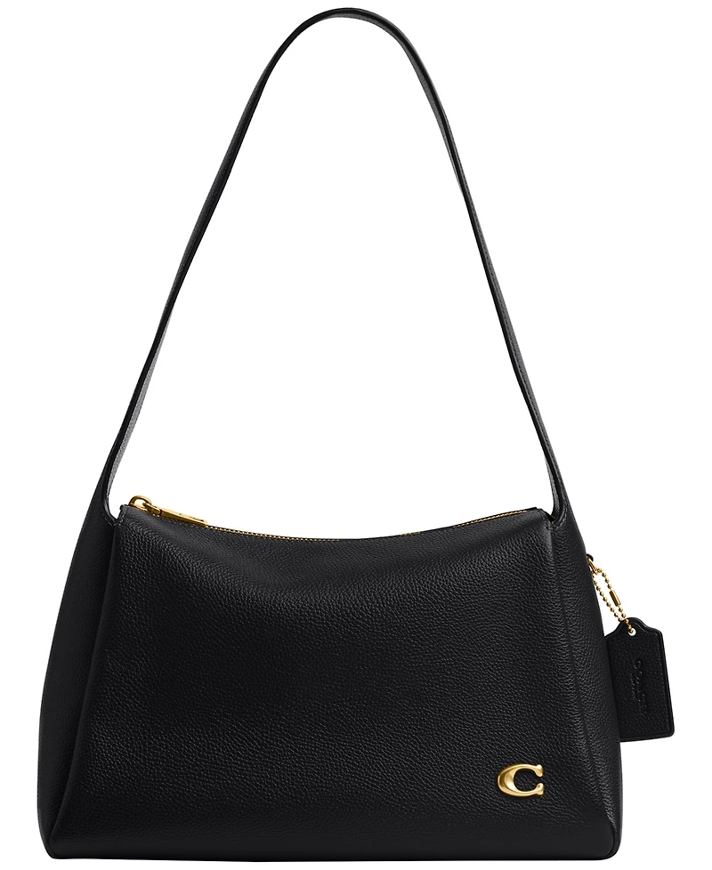 Coach Lola Small Leather Zip-Top Shoulder Bag