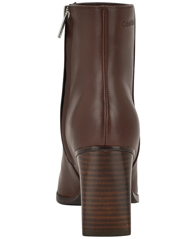 Calvin Klein Women's Dezzi High Block Heel Booties
