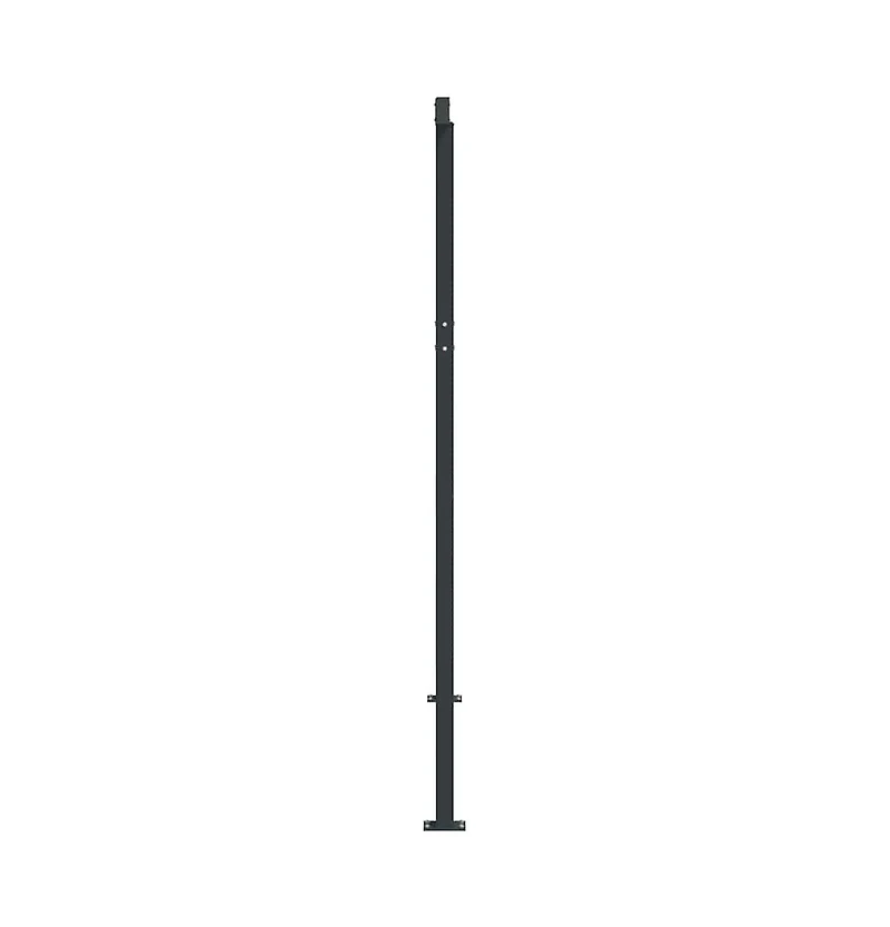 Awning Post Set Anthracite Iron 118.1x96.5 in