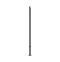 Awning Post Set Anthracite Iron 118.1x96.5 in
