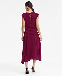 I.n.c. International Concepts Women's Lace Stripe Midi Dress, Macy's Exclusive