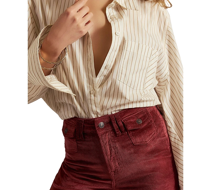 Free People Women's Kellee Ultra Wide Leg High Rise Jeans
