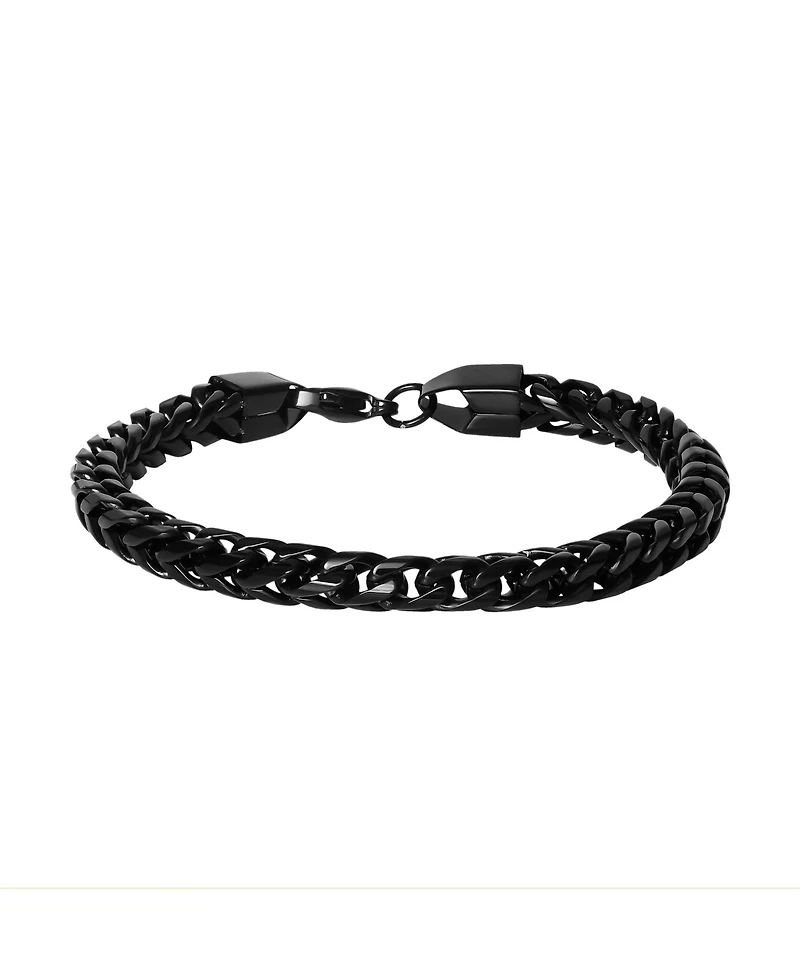 Lucky Brand Black 6MM Spiga Chain Bracelet - 8.75'' Chain
