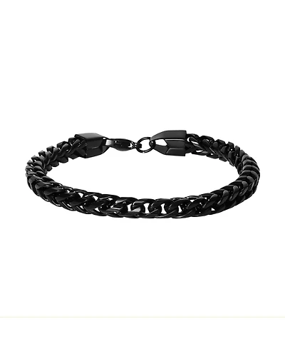 Lucky Brand Black 6MM Spiga Chain Bracelet - 8.75'' Chain