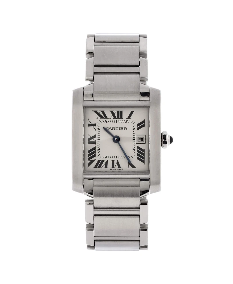 Pre-Owned Cartier Tank Francaise Quartz Watch in Stainless Steel 25mm