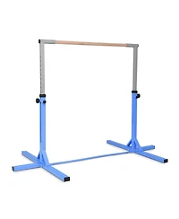 Adjustable Gymnastics Horizontal Bar for Kids-Blue