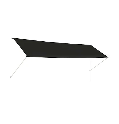 Awning Anthracite Steel and 100% polyester with Pa coating