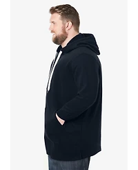 KingSize Big & Tall Fleece Longer-Length Pullover Hoodie