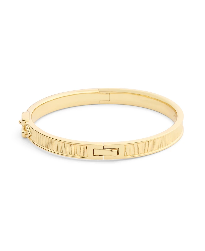Coach Gold Plated Buckle Bangle Bracelets
