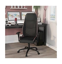 Enitial Star Aguil Faux Leather Adjustable Gaming Chair