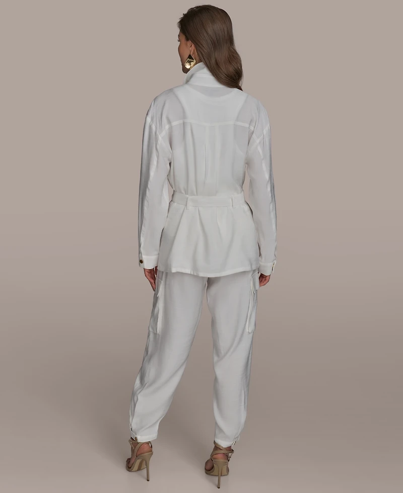 Donna Karan New York Women's Belted Utility Jacket