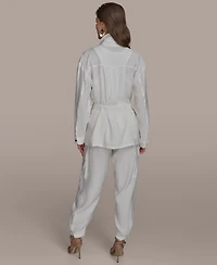 Donna Karan New York Women's Belted Utility Jacket