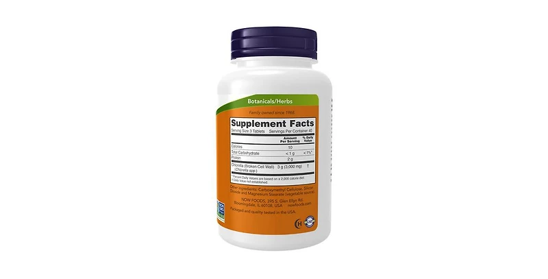 Now Foods Chlorella ,1000 mg ,120 Tabs