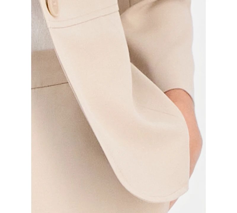 Le Suit Women's Notch-Lapel Mid-Rise Pantsuit