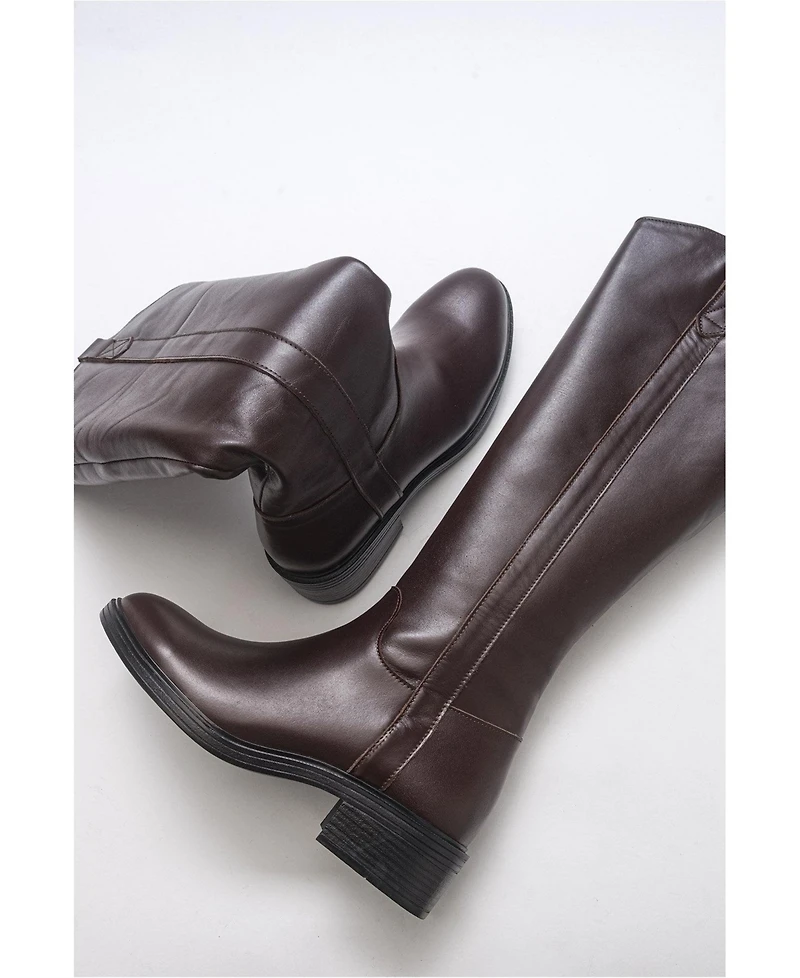 Forever & Always Shoes Acro Leather Boot (Women)