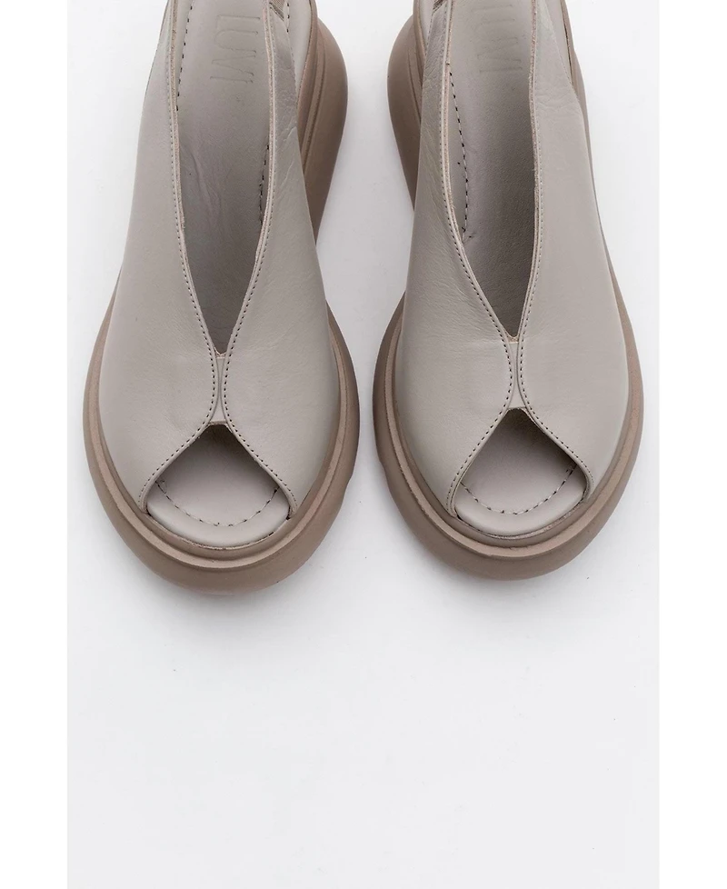 Forever & Always Shoes Sam Leather Platform Sandal (Women)