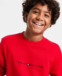 Tommy Hilfiger Big Boys Essential Soft Fleece Logo Sweatshirt Joggers