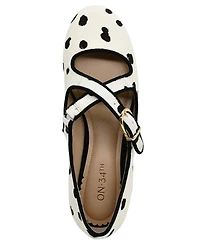 On 34th Women's Minniee Strappy Mary Jane Flat Shoes, Macy's Exclusive