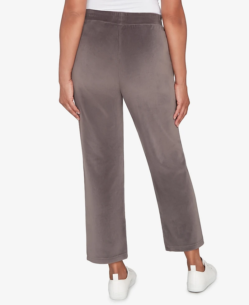 Alfred Dunner Petite Calm Luxe Double Knit Average Length Pants