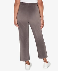 Alfred Dunner Petite Calm Luxe Double Knit Average Length Pants