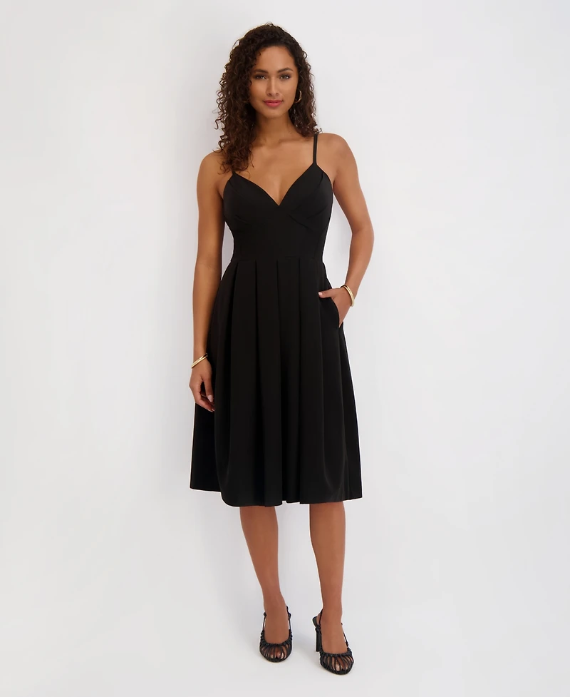 Siena Women's V-Neck Sleeveless Dress
