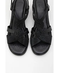 Forever & Always Shoes Dolen Leather Chunky Sandal (Women)