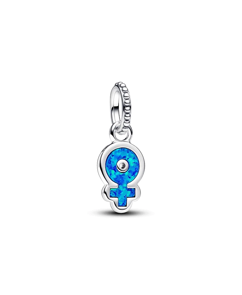 Pandora Sterling Silver Opalescent Dangle Charms