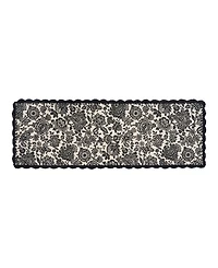 Laura Ashley Crochet Border Cotton Runner Rug