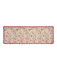 Laura Ashley Crochet Border Cotton Runner Rug