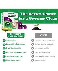 Compo Dog Poop Bags, 180 Bags, Plum Wine