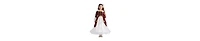 Dress Up America Red Princess Costume - Girls