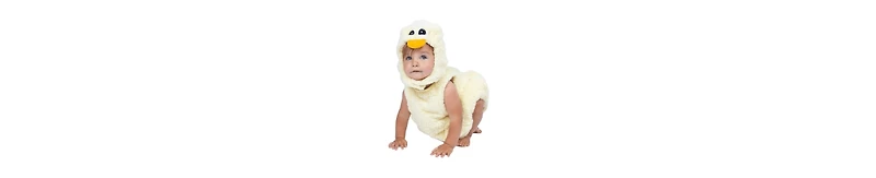 Dress Up America Little Duck Romper & Hood Costume Set - Infants Boys Girls
