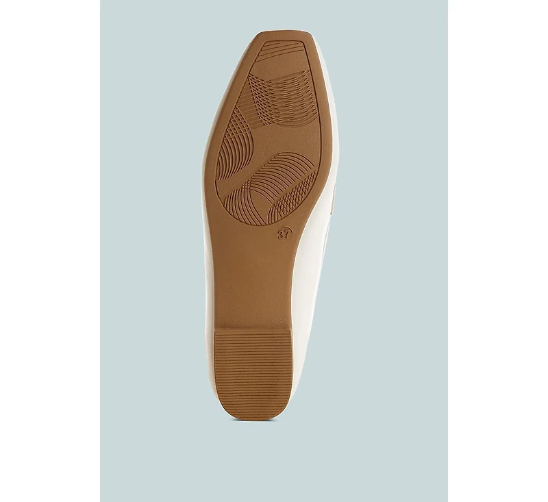 Dorlina Studded Faux Leather Loafers Women