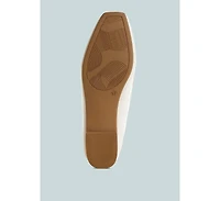 Dorlina Studded Faux Leather Loafers Women