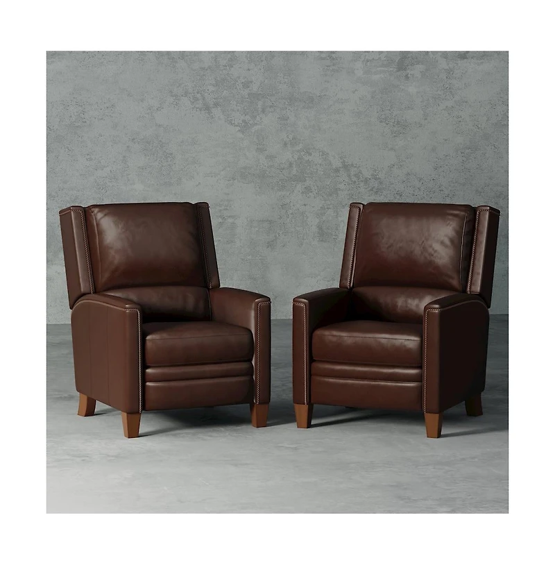 Parker Living Connor - Espresso Manual Recliner Two Pack