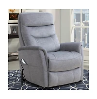 Parker Living Capri Silver Power Lift Recliner with Articulating Headrest