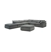 Parker Living Exhale - Mathis Thunder Ottoman