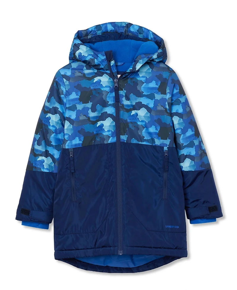 Lands' End Girls Insulated Water Resistant Activity Jacket