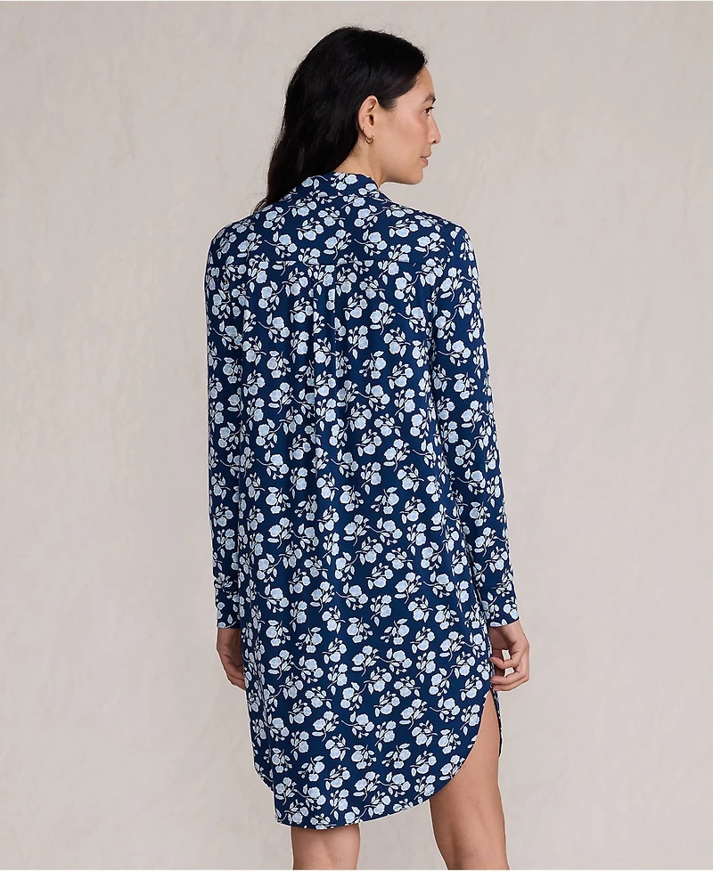 Lands' End Women's Cooling Long Sleeve Sleepshirt