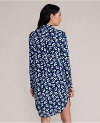 Lands' End Women's Cooling Long Sleeve Sleepshirt