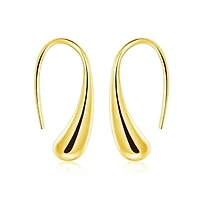 Isabella Eternal Drops Dainty Teardrop Dome Earrings