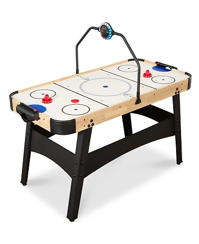 Best Choice Products 54in Air Hockey Game Table w/ Led Lights, Scoreboard, Powerful Motor