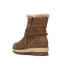 Xti Women's Faux Shearling Lined Ankle Booties Refresh Collection By Xti