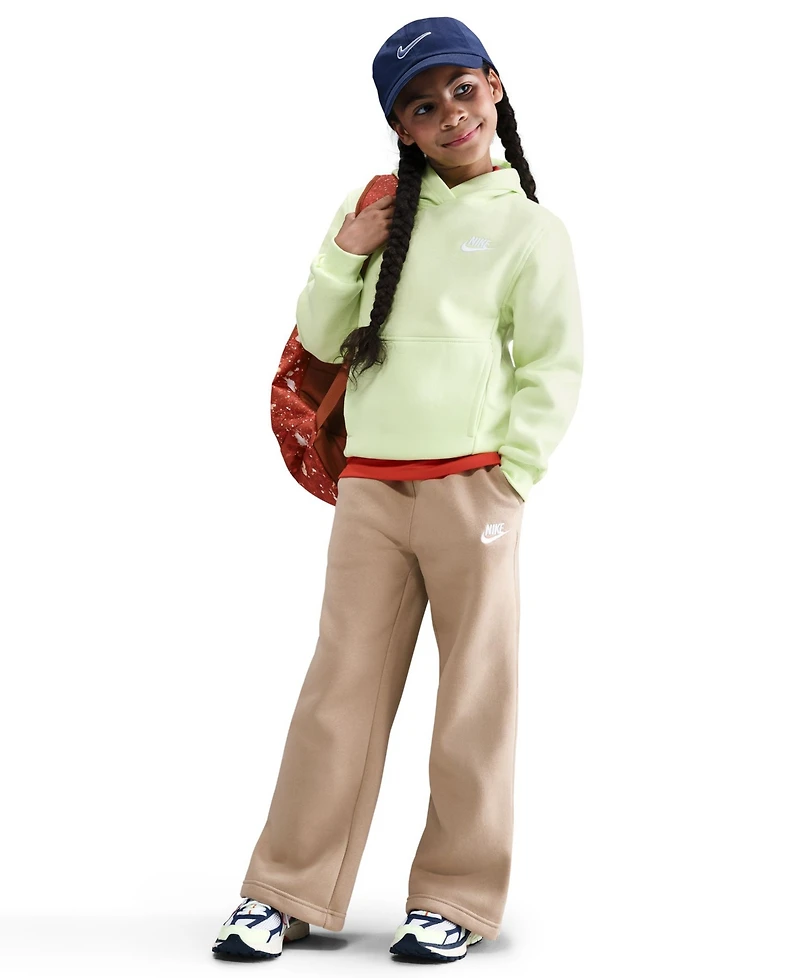 Nike Big Girls 7-16 Sportswear Club Fleece Wide-Leg Sweatpants