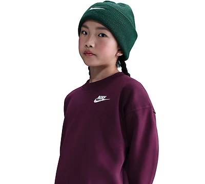 Nike Big Girls 7-16 Sportswear Club Fleece Oversized-Fit Sweatshirt